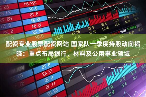 配资专业股票配资网站 国家队一季度持股动向揭晓：重点布局银行、材料及公用事业领域